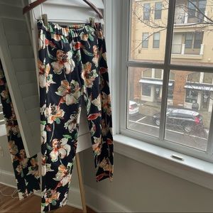 J.Crew Collection Limited Edition Floral Watercolor Pants. Never worn.